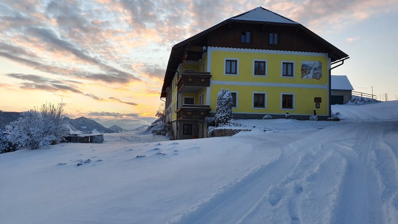 Winter am Hirschberg, © Urlaub am Bauernhof - Fam. Schweighuber