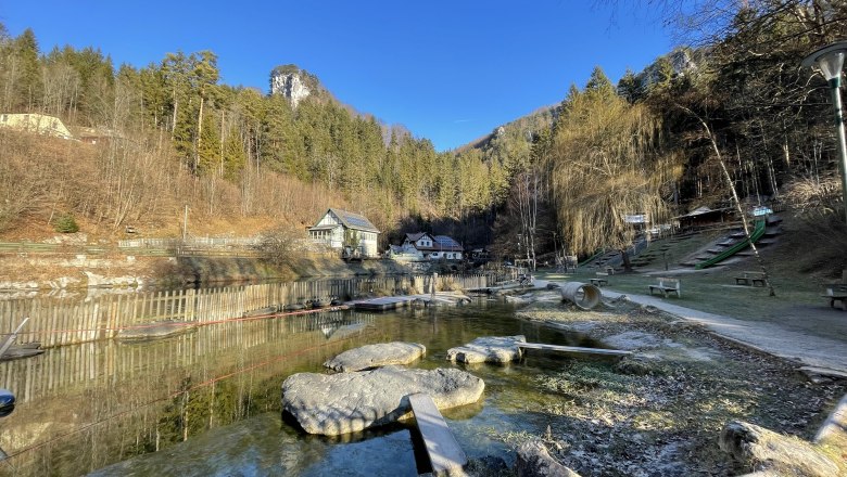 Eingangsbereich Myrafälle, © Wiener Alpen/Katharina Lechner