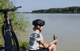 Rast neben der Donau bei Theiß, © Donau NÖ/Mara Hohla