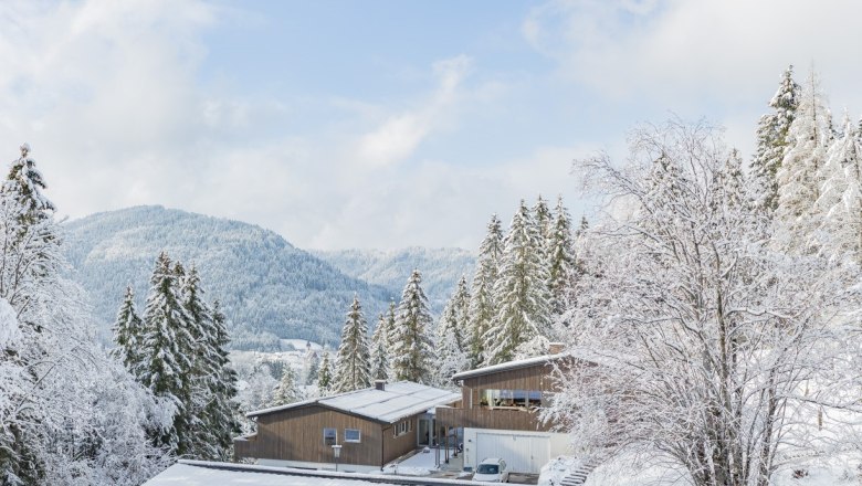 Die Bienenkunde in winterlicher Landschaft, © Fahrnberger Ludwig