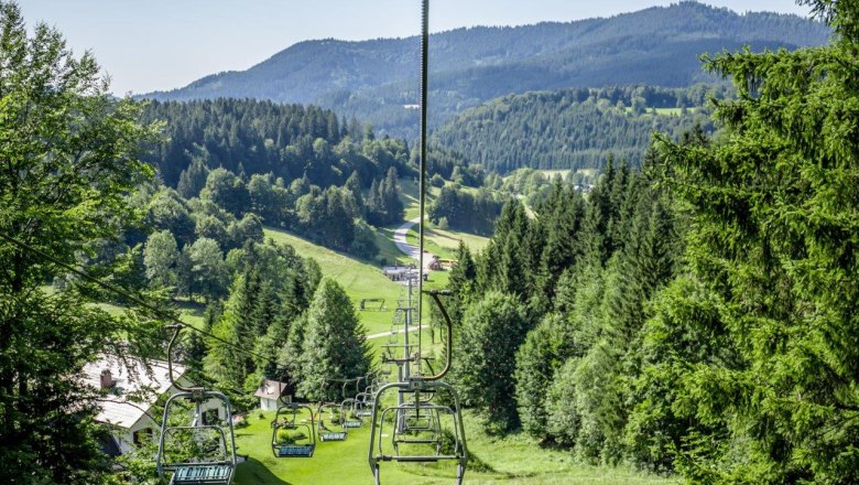 Auch zur Talfahrt geeignet: Die Ötscherlifte, © Ludwig Fahrnberger