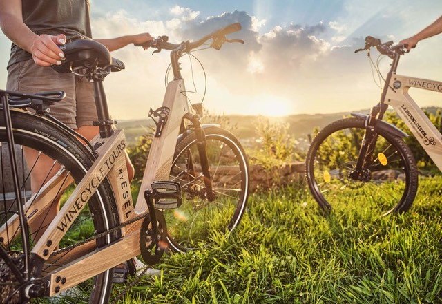 Raus aus dem Alltag, rauf aufs E-Bike.  Um kleine Abenteuer zu erleben, die eigenen Akkus wieder aufzuladen, und die Natur, ein gutes Achterl Wein zu genießen und um ganz einfach eine gute Zeit mit Freunden und Familie zu haben., © WinEcycle Tours