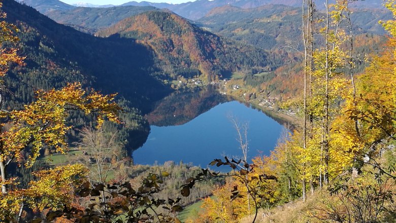 Traumhafter Ausblick auf den Lunzer See, © Familie Buber