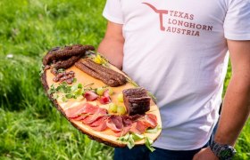 Longhörnchen und Rinderspeck - nur Saisonal erhältlich - unglaublich lecker!, © Netzwerk Kulinarik/pov.at